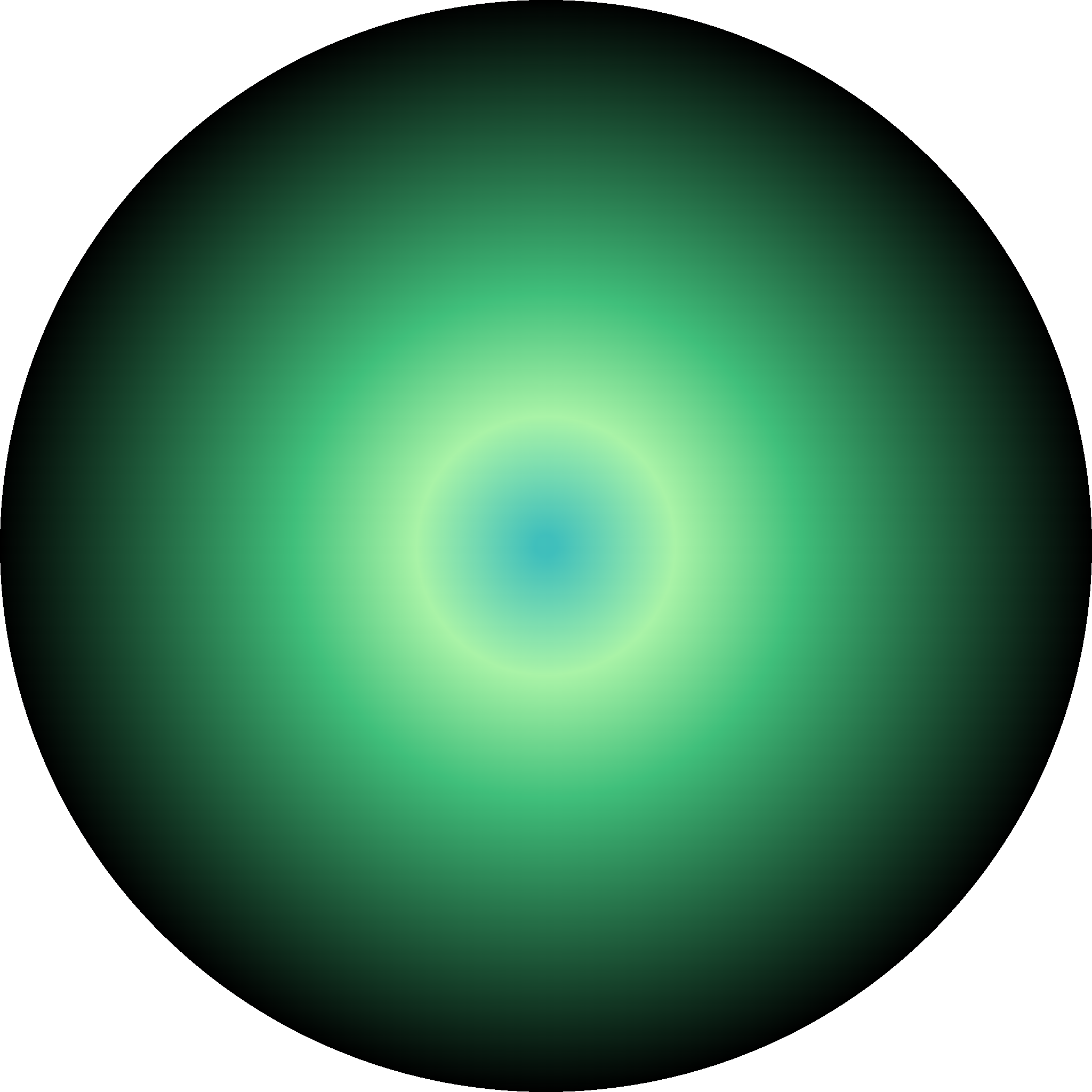 a light green sphere